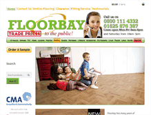 Tablet Screenshot of floorbay.co.uk